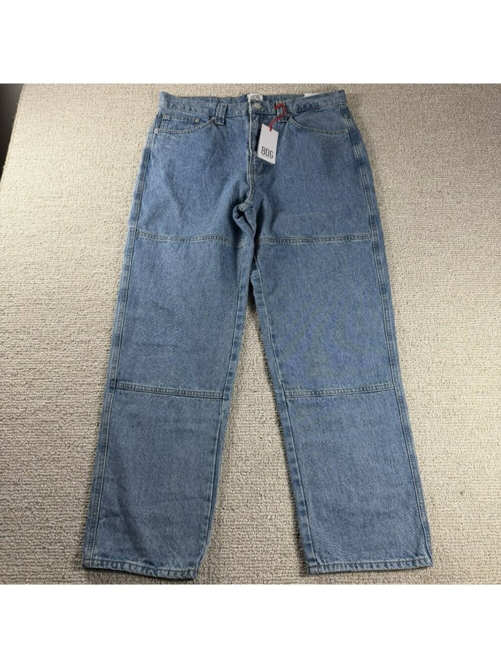 BDG Urban Outfitters Louis Skate Panel Denim Jeans Blue Men’s Size 32 x 32